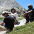 Water break en route to Muir Pass Water break en route to Muir Pass