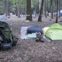 Sleeping quarters I slept under the stars