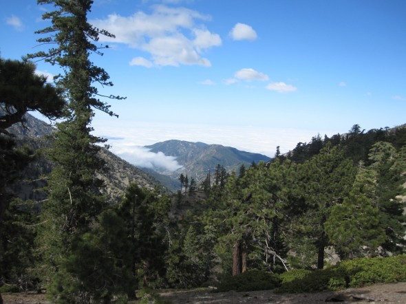 Looking down towards Baldy Village