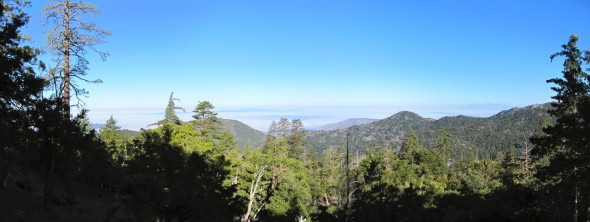 View over the inland empire from about the halfway point