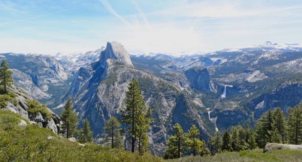 Nevada Falls, Vernal Falls & Half Dome